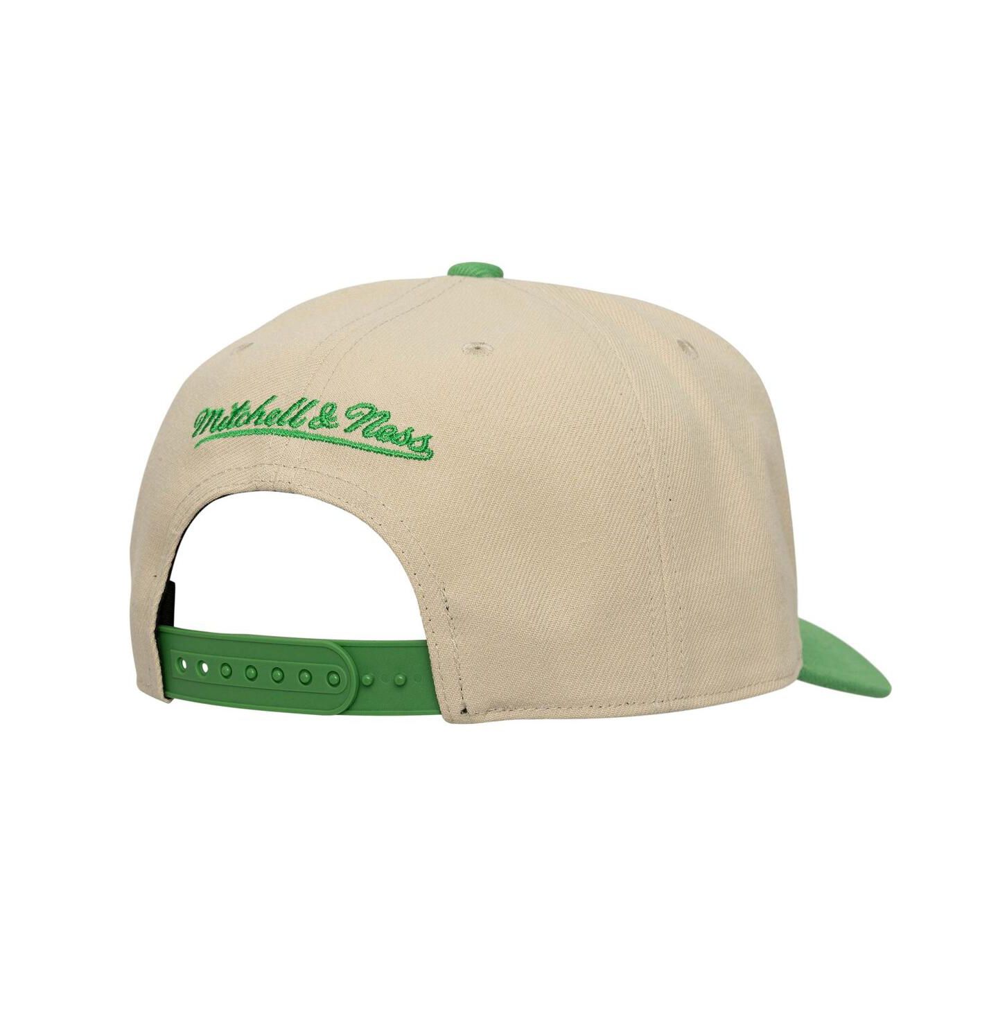 Мужская кепка Mitchell & Ness Green/Royal Austin FC Upside Down Pro Pinch Snapback Hat — фото 4