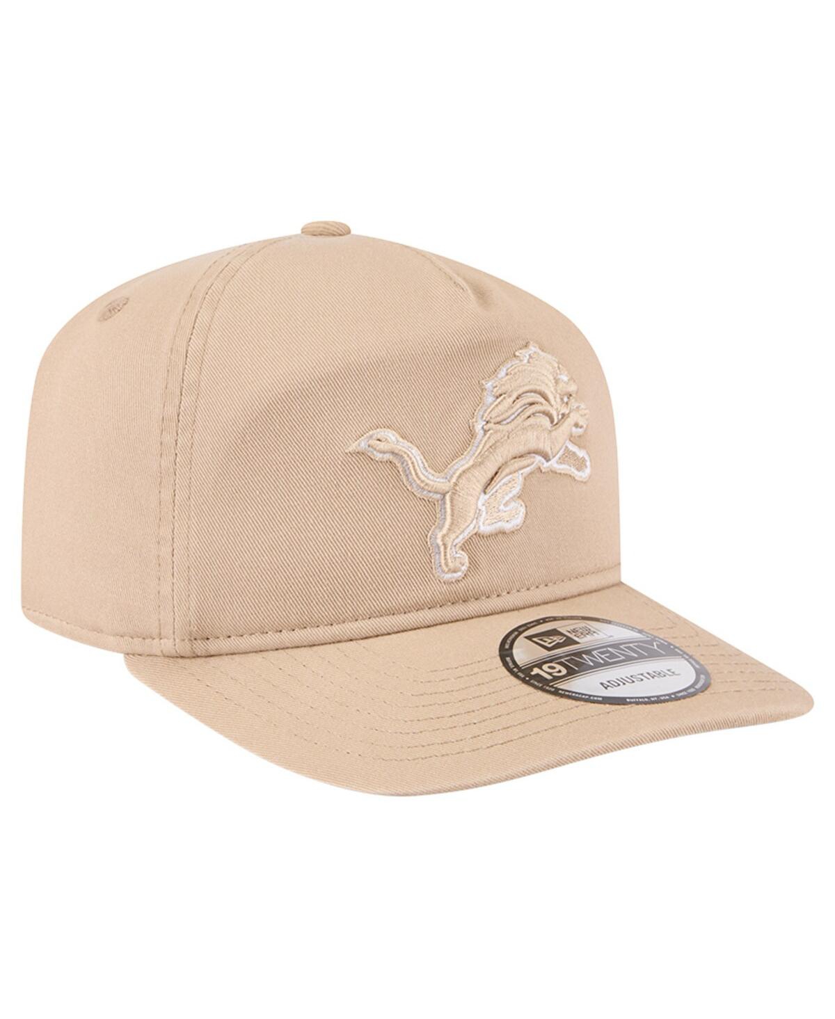 New Era Men's Tan Detroit Lions 19TWENTY Adjustable Hat