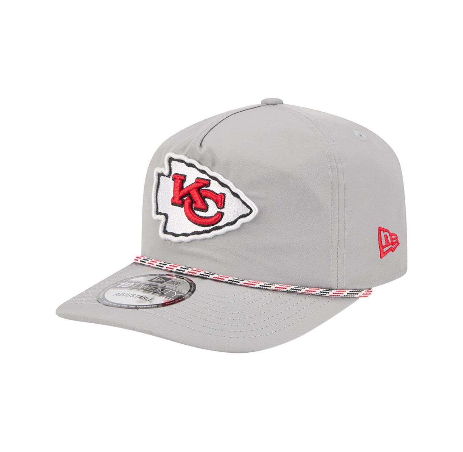 Men's Gray Kansas City Chiefs Rope 19TWENTY Hat