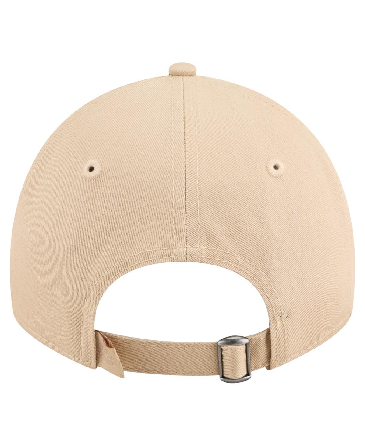 New Era Men's Khaki Los Angeles Lakers Color Pack Tonal 9twenty Adjustable Hat In Neutral