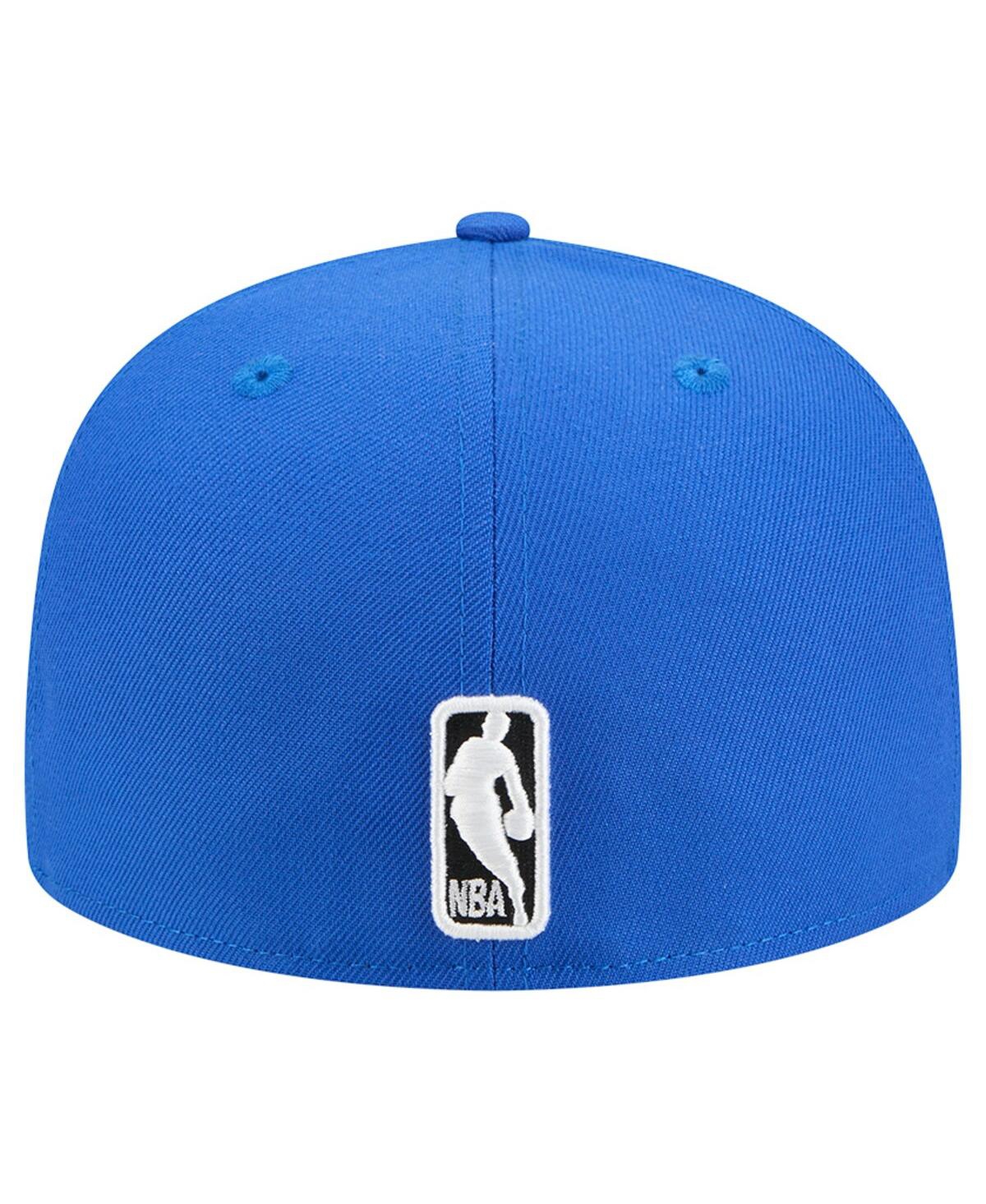 New Era Men's Blue Dallas Mavericks Tri-hit 59fifty Fitted Hat In Blue