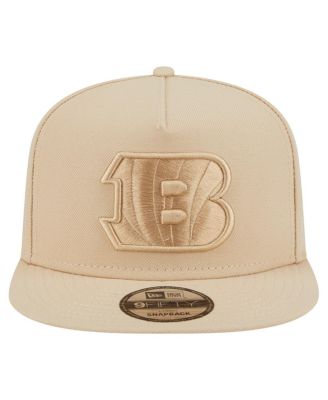 Men's Light Beige Cincinnati Bengals Color Pack A-Frame 9FIFTY Snapback Hat