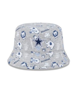 New Era - Baby Boys and Girls Gray Dallas Cowboys Animal Bucket Hat