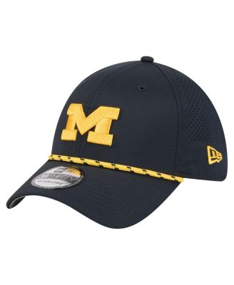 New Era - Men's Navy Michigan Wolverines Rope 39THIRTY Flex Hat