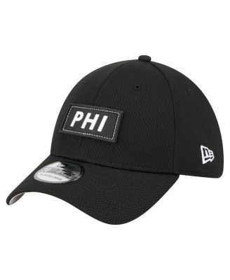 New Era - Men's Black Philadelphia Eagles Scoreboard 39THIRTY Flex Hat