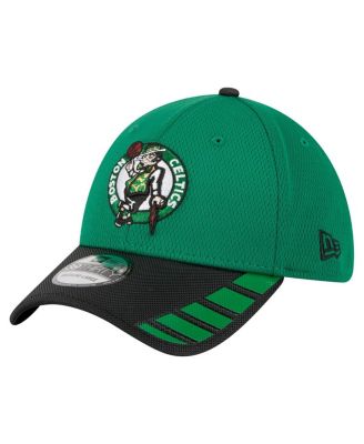 New Era - Men's Kelly Green Boston Celtics Visor Hit 39THIRTY Flex Hat