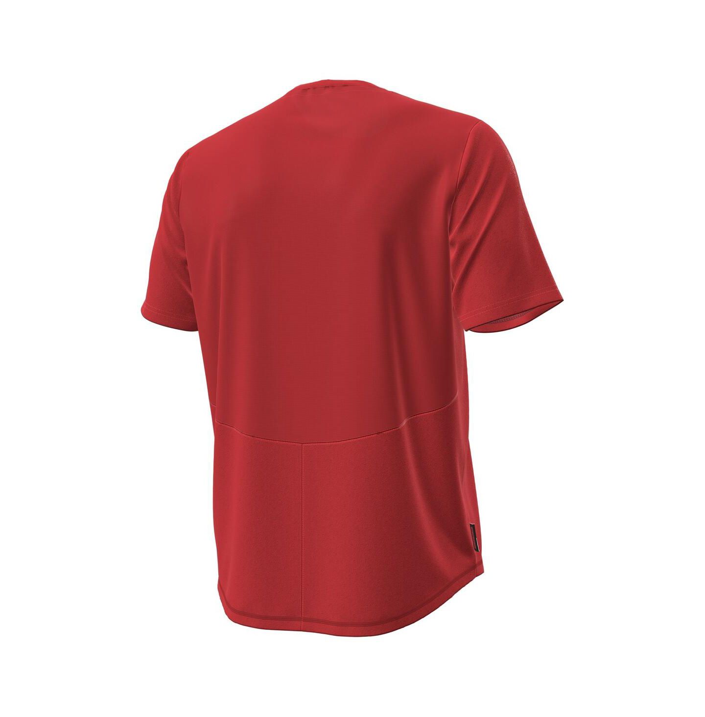 Мужская футболка Under Armour Red Wisconsin Badgers Sideline Knockout — фото 2