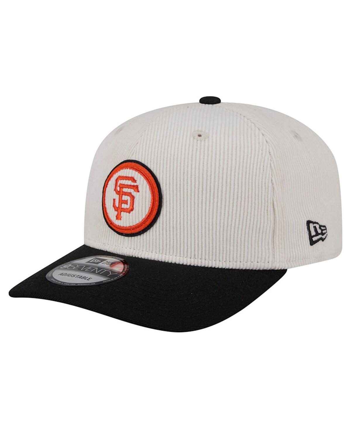 New Era Men's Cream/black San Francisco Giants Loyal 9seventy Adjustable Hat In Neutral