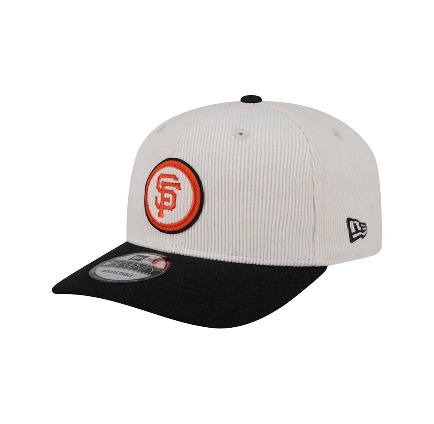 Men's Cream/Black San Francisco Giants Loyal 9SEVENTY Adjustable Hat