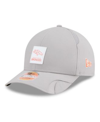 New Era - Men's Gray Denver Broncos 2025 Sideline M-Crown 9FORTY Adjustable Hat