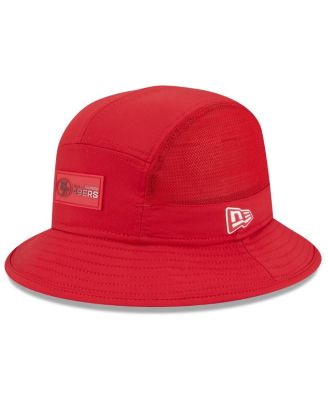 New Era - Men's Scarlet San Francisco 49ers 2025 Sideline Bucket Hat