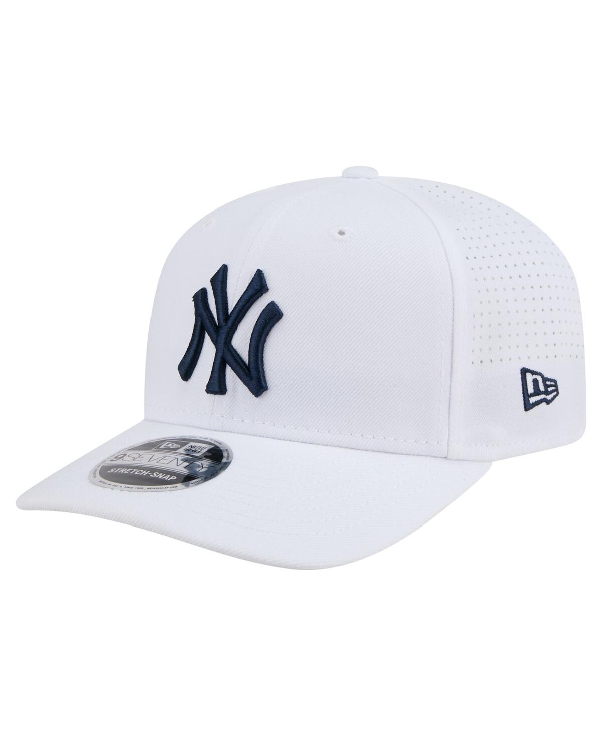 New Era Men's White New York Yankees Coolera 9seventy Adjustable Hat In White