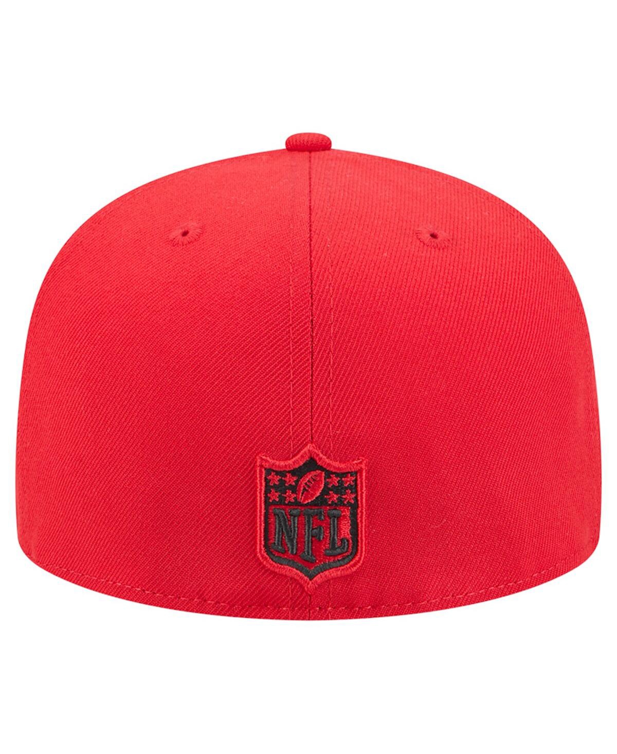 New Era Men's Red/black Kansas City Chiefs Break 59fifty Fitted Hat In Red