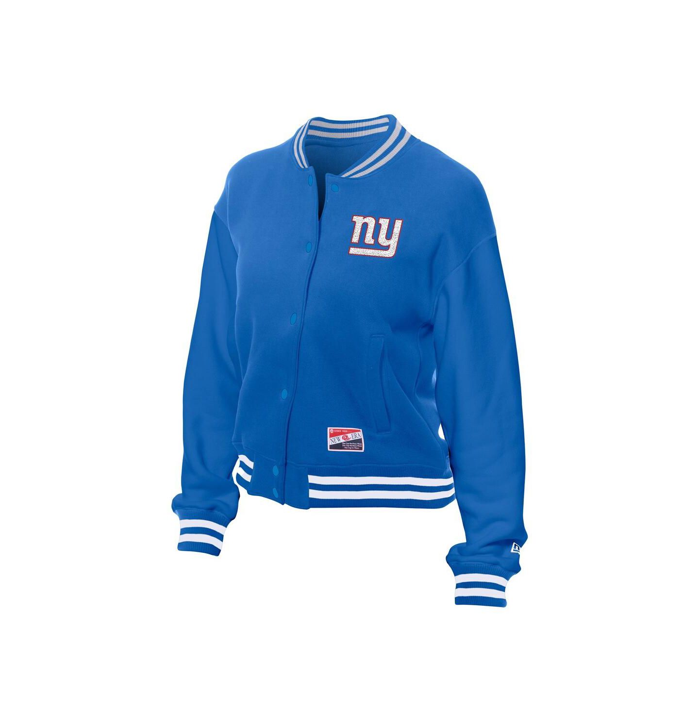 Женская куртка New Era Royal New York Giants Throwback Fleece Full-Snap — фото 3