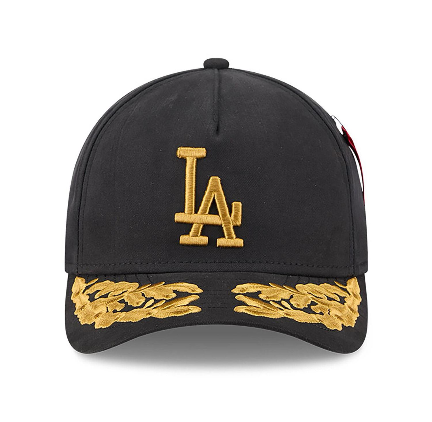 Men's Black Los Angeles Dodgers A-Frame 9FORTY Adjustable Hat