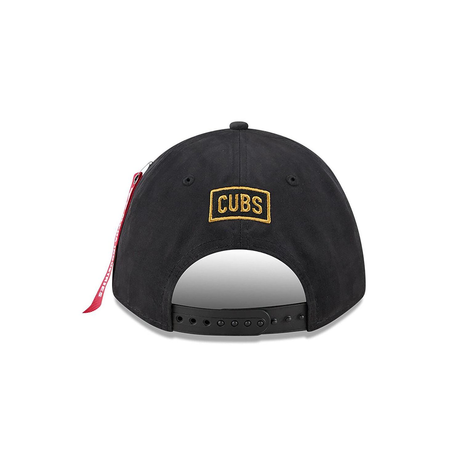 Men's Black Chicago Cubs A-Frame 9FORTY Adjustable Hat