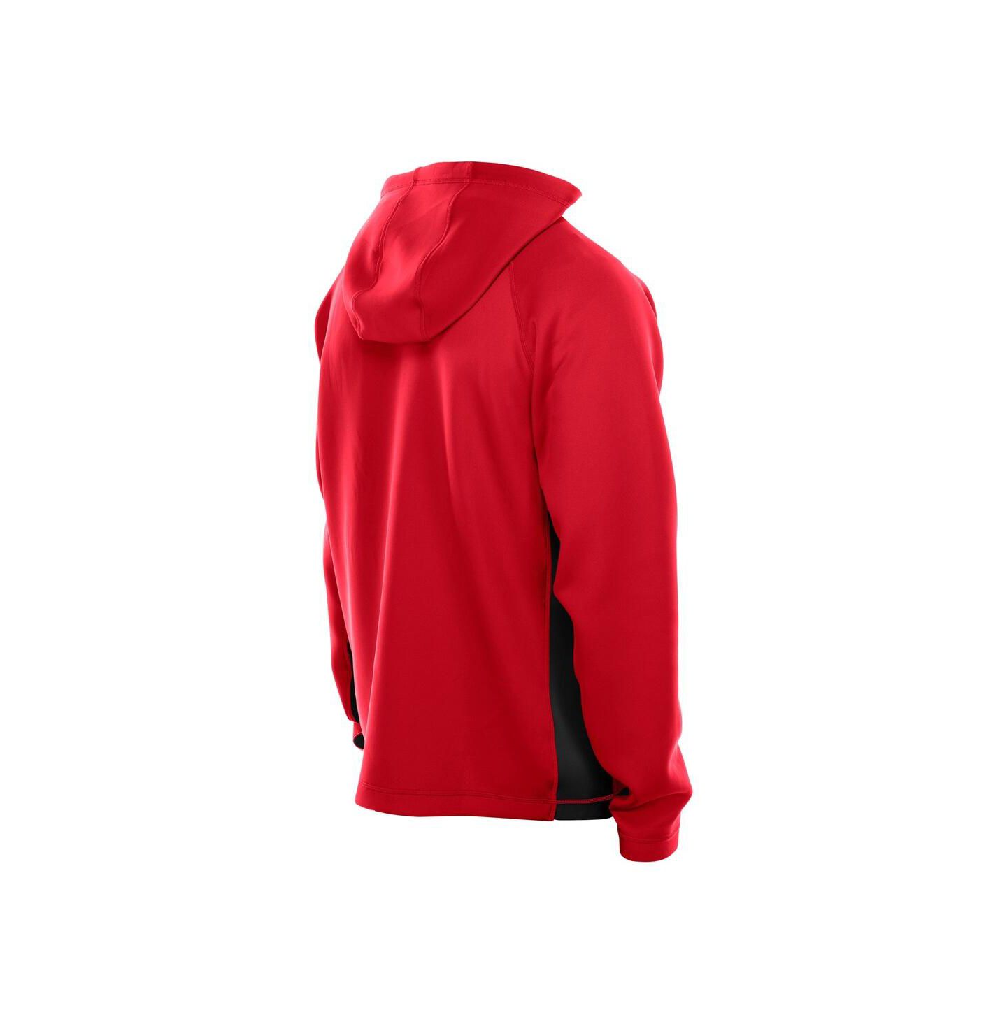Мужское худи New Era Red Kansas City Chiefs Combine Authentic Raglan Scuba Full-Zip — фото 2
