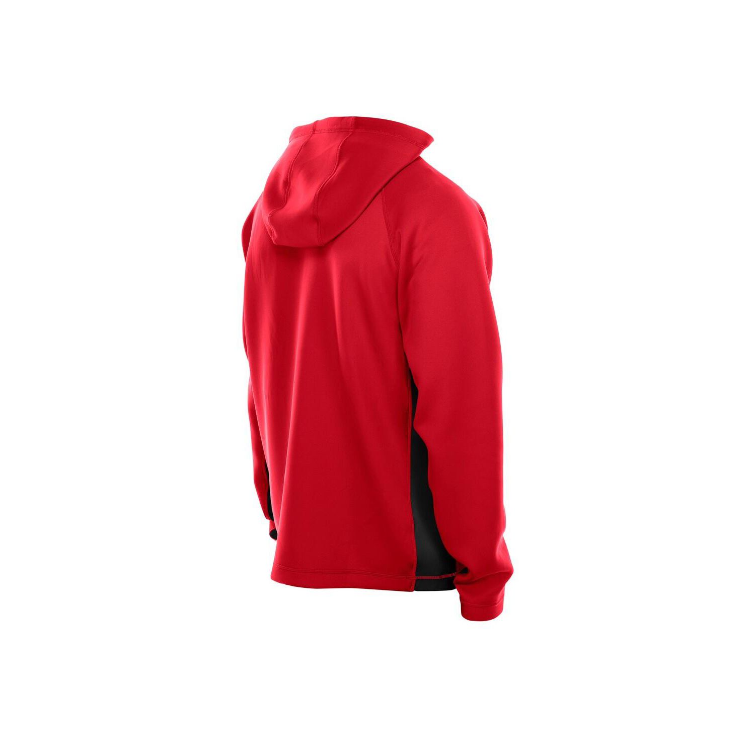 Men's Red Kansas City Chiefs Combine Authentic Raglan Scuba Full-Zip Hoodie