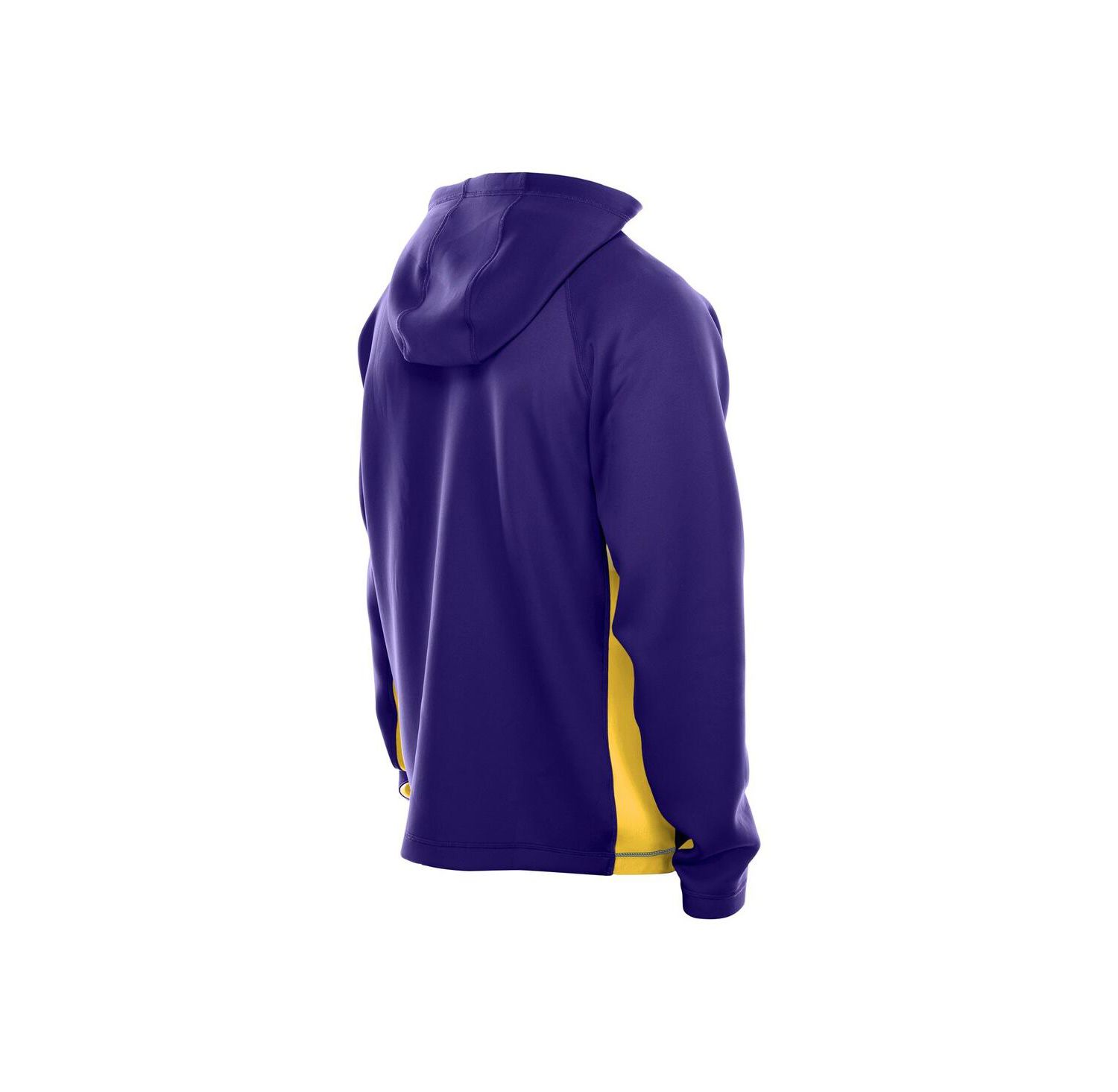 Men's Purple Minnesota Vikings Combine Authentic Raglan Scuba Full-Zip Hoodie