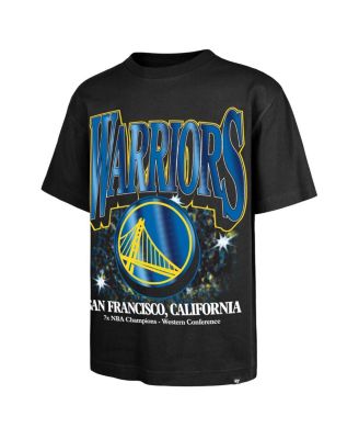 Men's Black Golden State Warriors Past Champs Collection Flashbulb Foundation T-Shirt