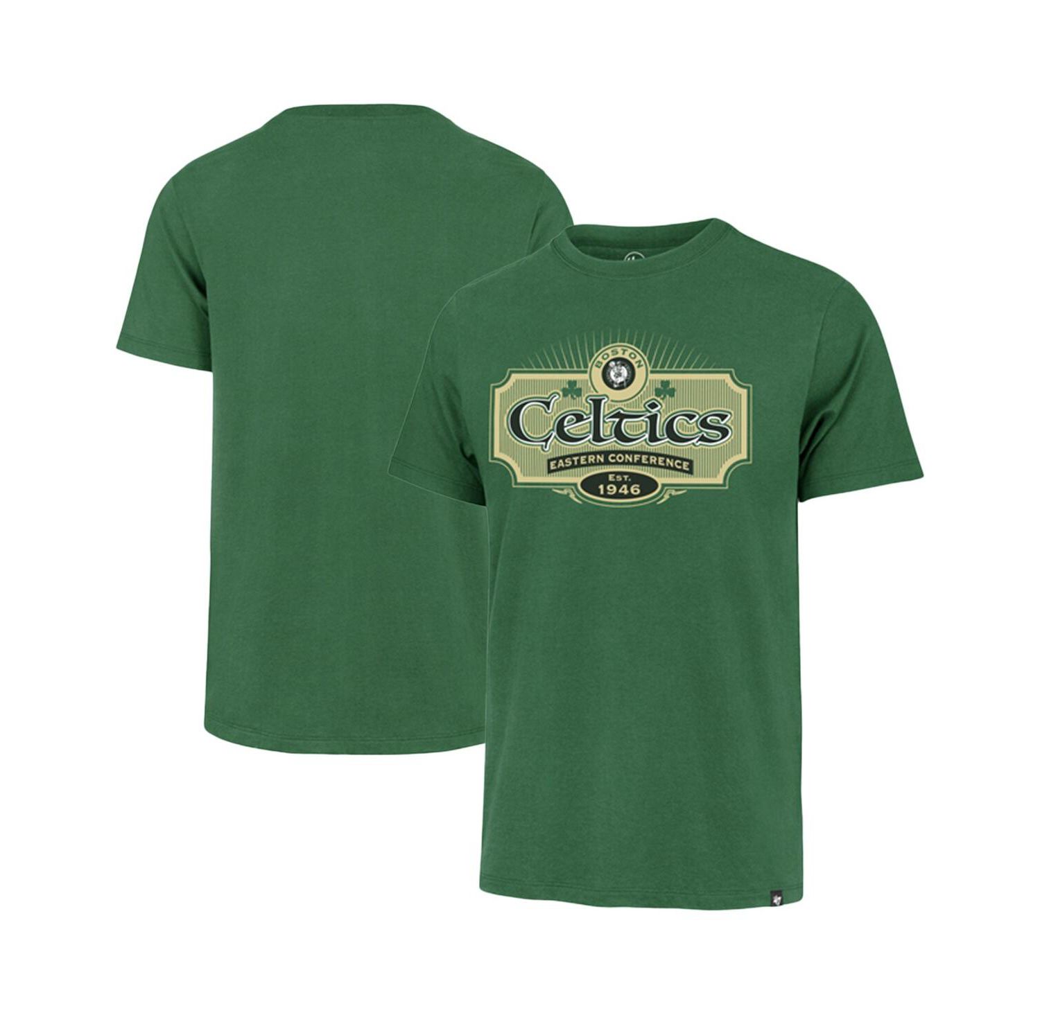 Men's Green Boston Celtics Lucky Team Franklin T-Shirt