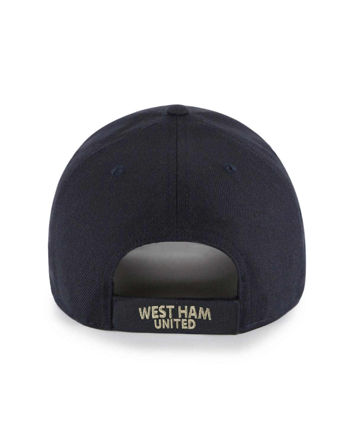 47 Brand Men's Navy West Ham United Mvp Adjustable Hat In Blue