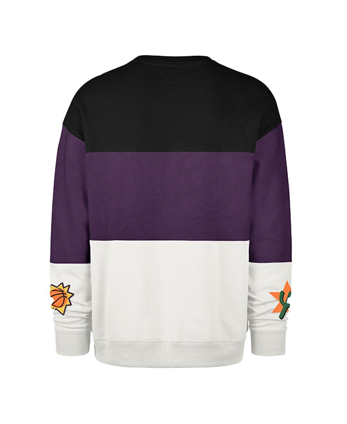 47 Brand Men's And Women's Purple Phoenix Suns 2024/25 City Edition On Five Maximalist Pullover Sweatshirt In Multi