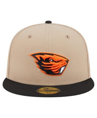 Men's Khaki Oregon State Beavers Two-Tone 59FIFTY Fitted Hat