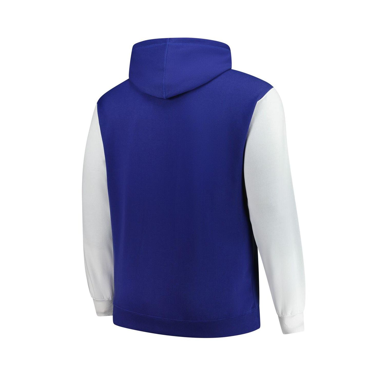 Men's Royal Indianapolis Colts Big & Tall Outline Pullover Hoodie