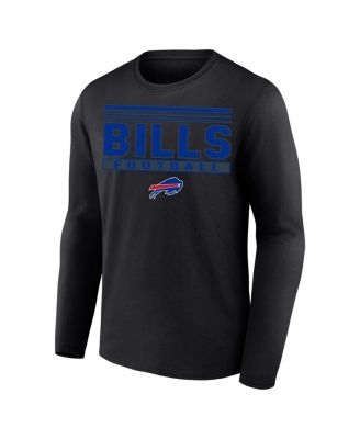 Profile - Men's Black Buffalo Bills Big Tall Pop Long Sleeve T-Shirt