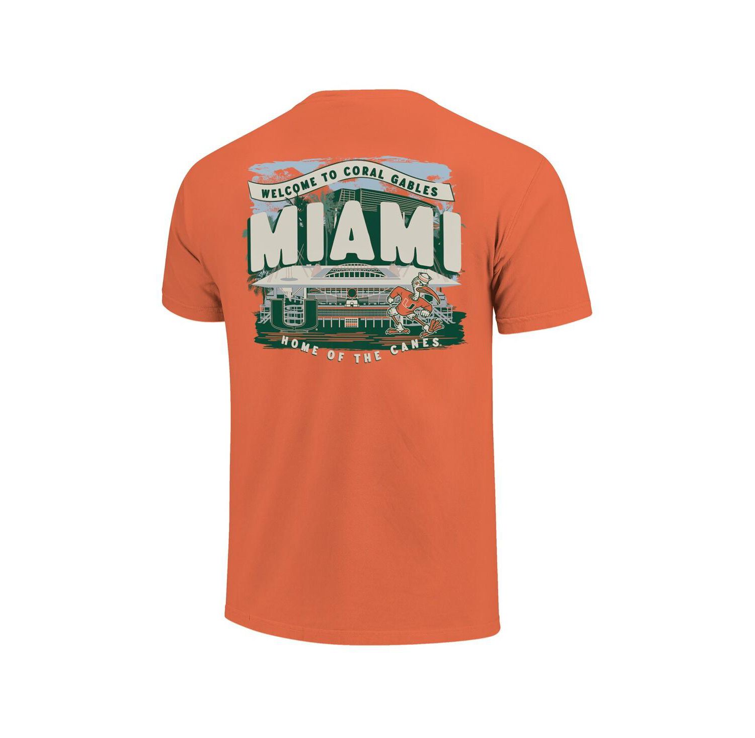 Men's Orange Miami Hurricanes Hyper Local T-Shirt