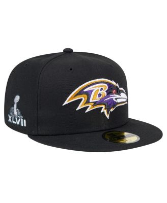 New Era - Men's Black Baltimore Ravens Main Patch 59FIFTY Fitted Hat