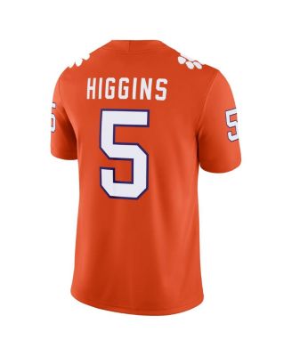 Men's T-shirt Higgins Orange Clemson Tigers Player Game Jersey