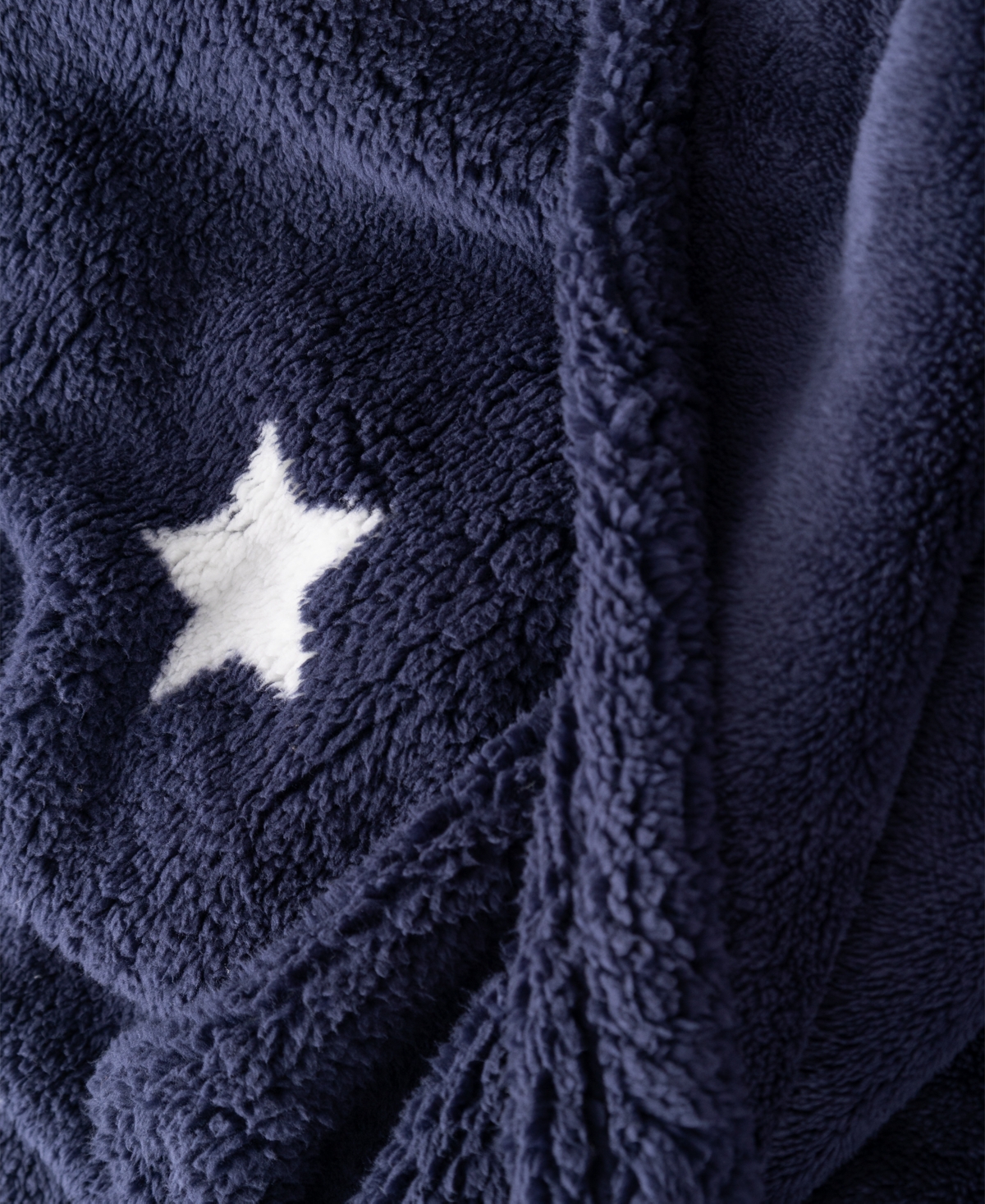 Berkshire Jill Martin Reversible Oversized Throw, 60" X 70" In Blue