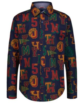 Tommy Hilfiger - Boys 8-20 Letter Printed Shirt
