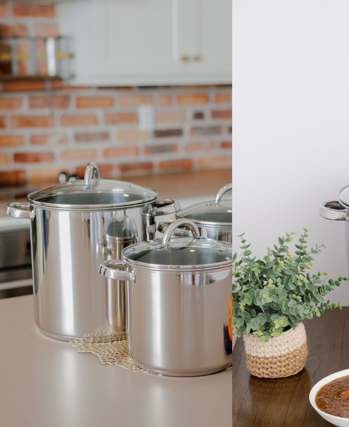 Sedona Kitchen Stainless Steel 27-Quart Stock Pot with Glass Lid