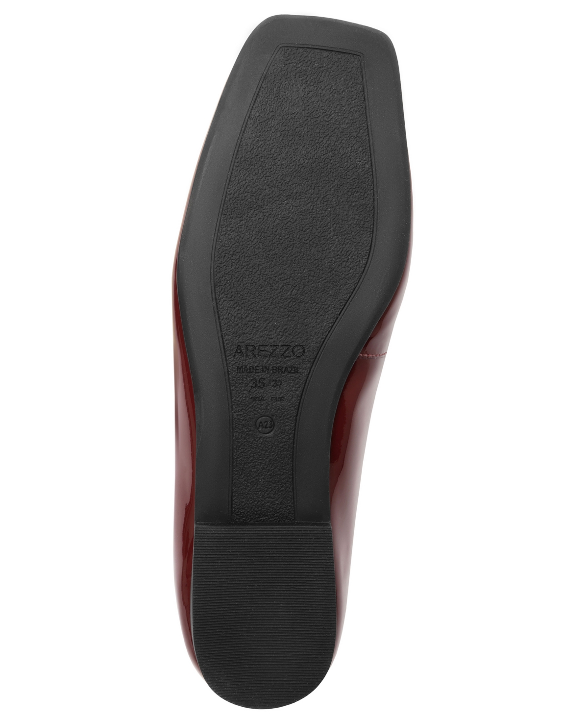 Arezzo Tori Ballet Flat In Burgundy