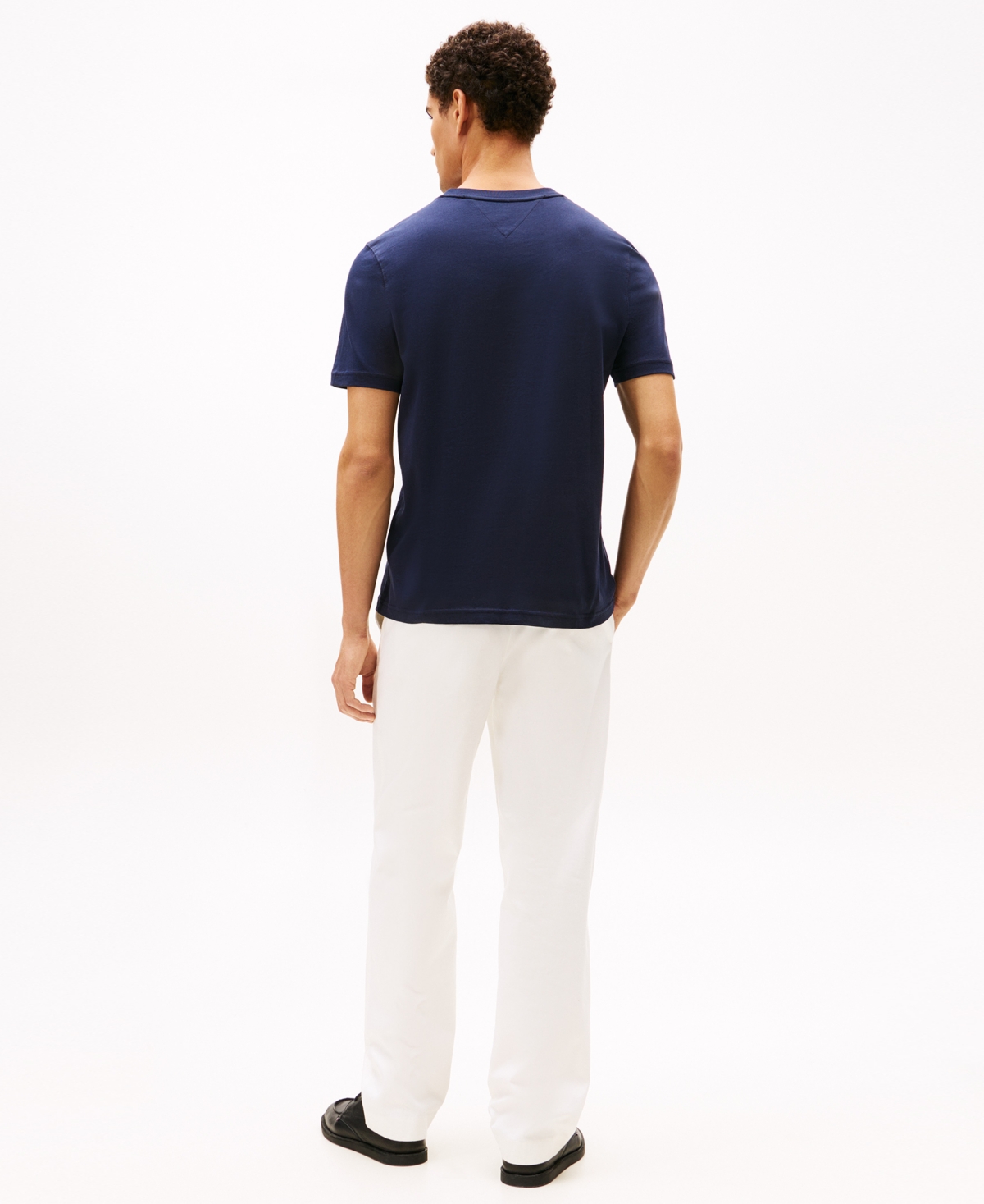 Tommy Hilfiger Men's Logo Embordered Flag T-Shirt