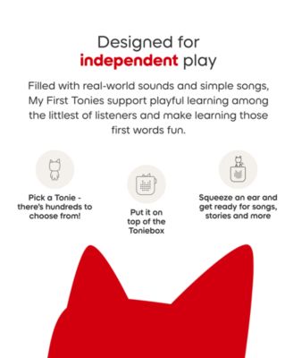 My First Tonies Jungle Set Monkey, Parrot and Tiger Figurines, 3 Pack