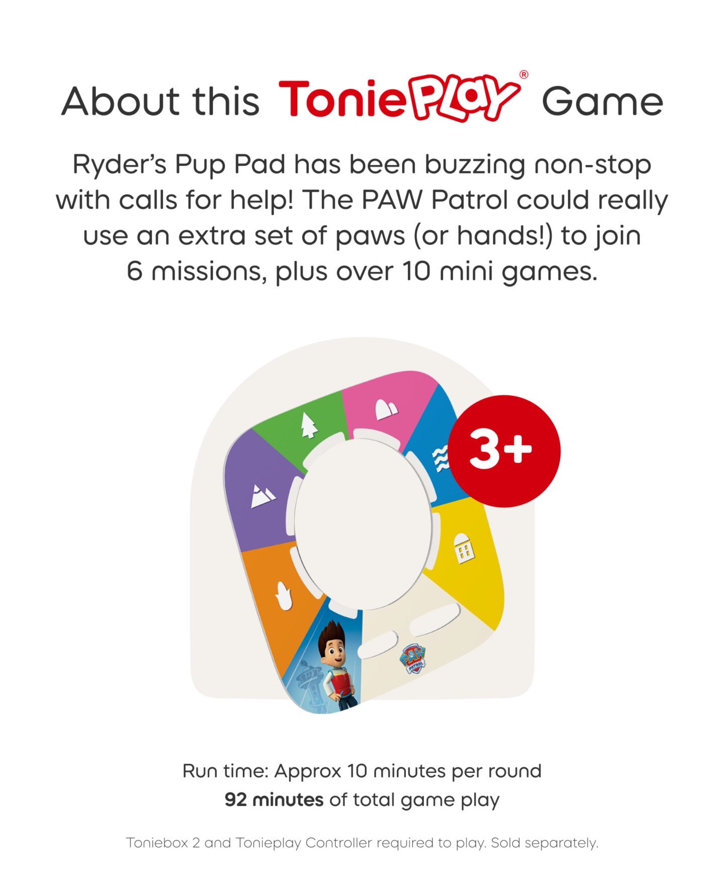 Детские игрушки Tonies Tonieplay Set Paw Patrol Adventure Bay Rescue Heroes — фото 7