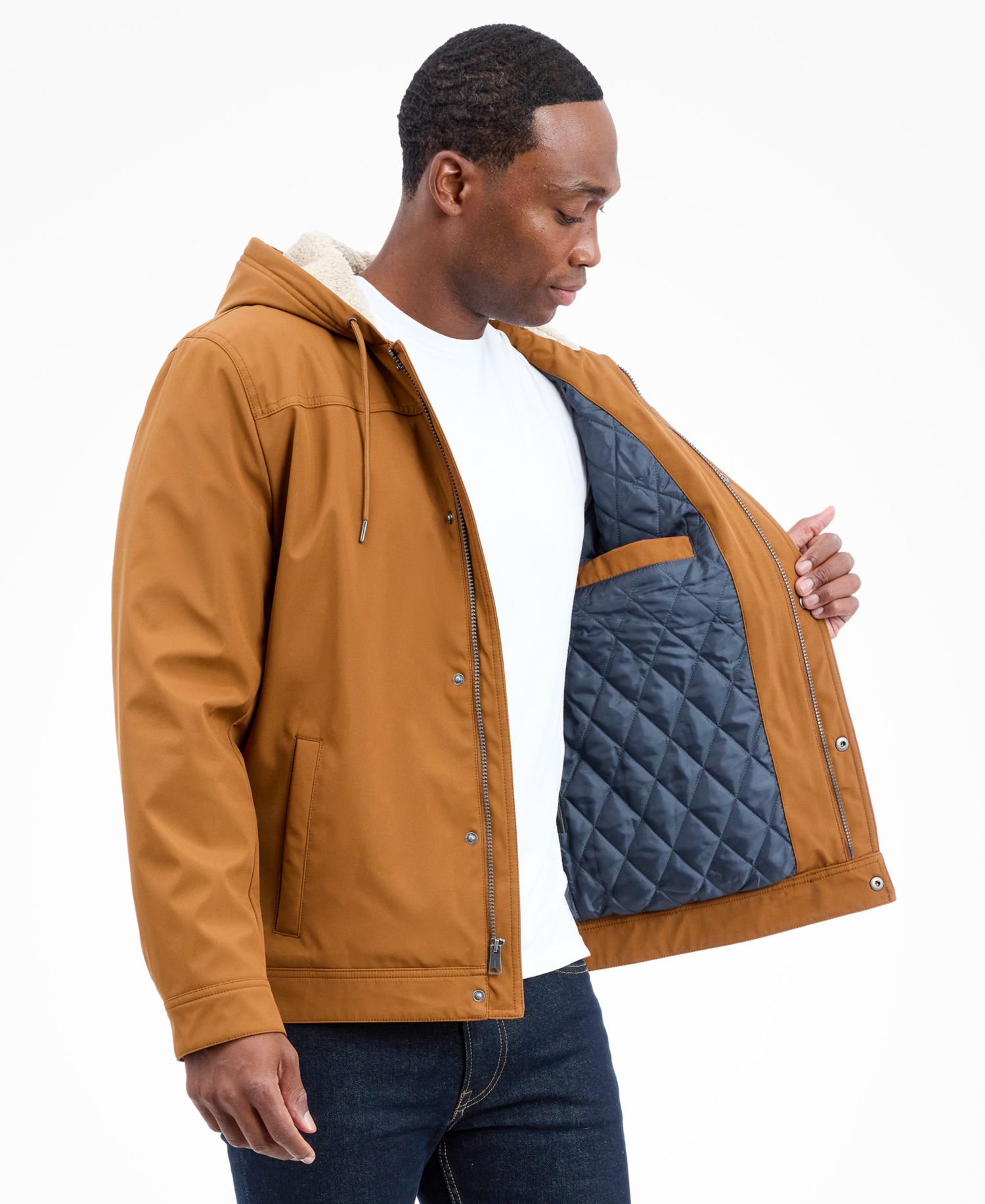Men's Sherpa Lined Softshell Jacket