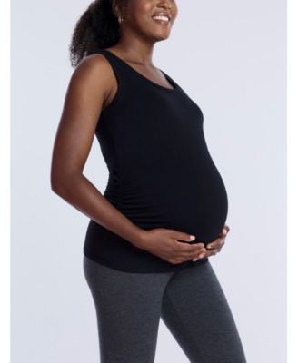 Maternity Scoop Neck Side-Ruched Tank Top - 2 Pack - Motherhood