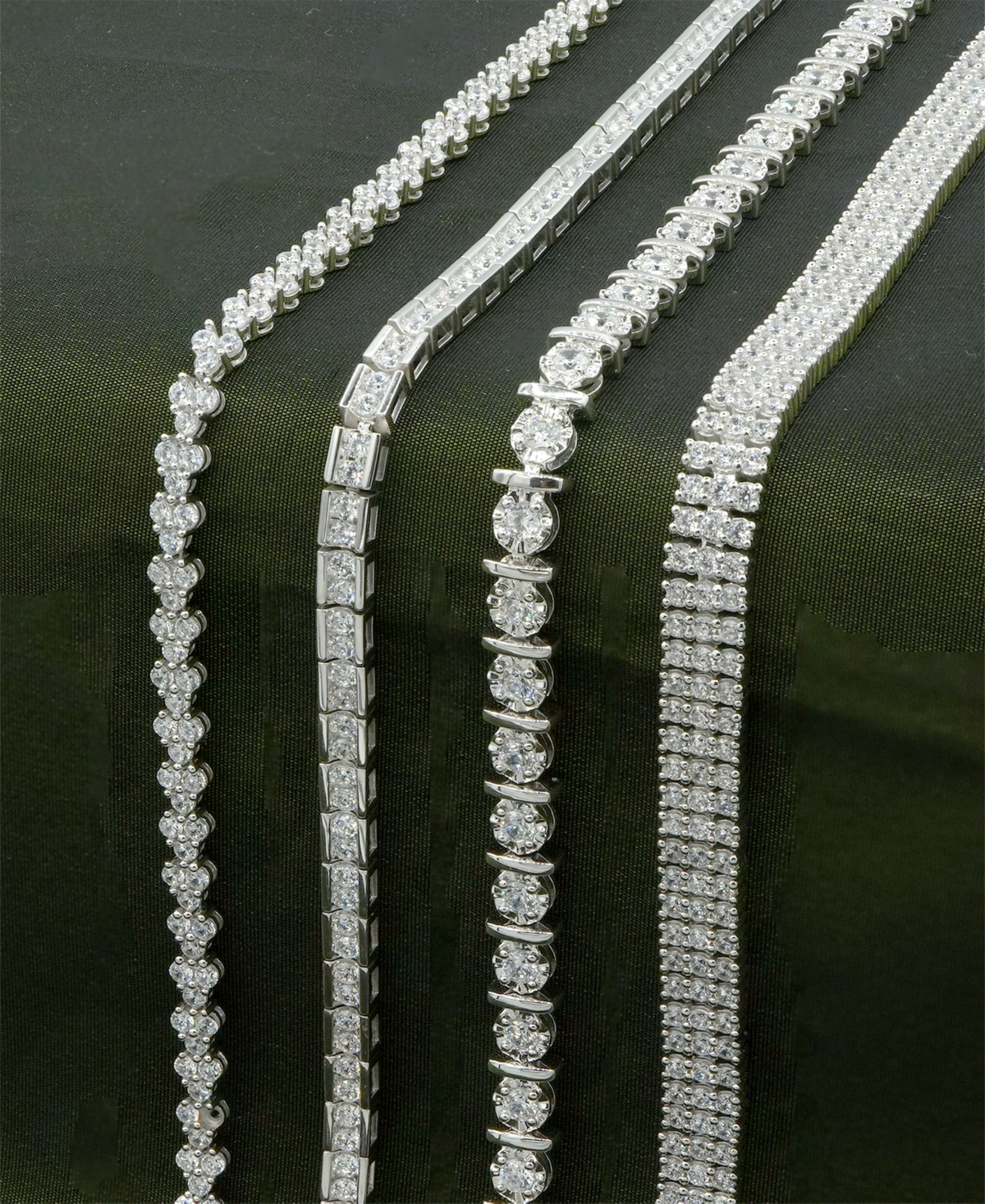 Macy's Diamond Tennis Bracelet (5 ct. t.w.) in 10K White Gold