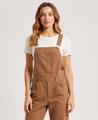 Women's Wide Leg Adjustable Overalls