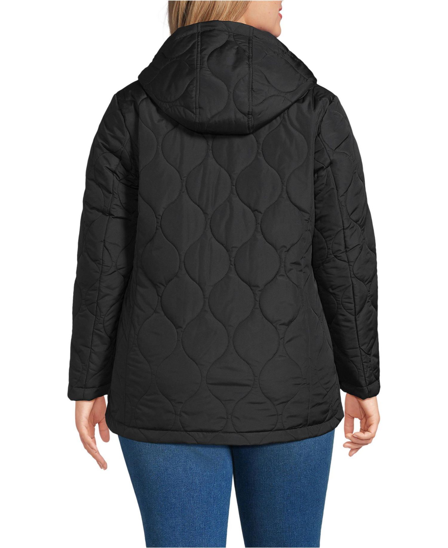 Plus Size FeatherFree Quilted Insulated Jacket