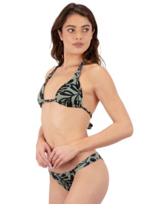 Juniors' Marina Ribbed Cheeky Bikini Bottoms