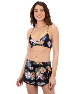 Women's Lily Lux Aquas Printed High Rise Boardshort