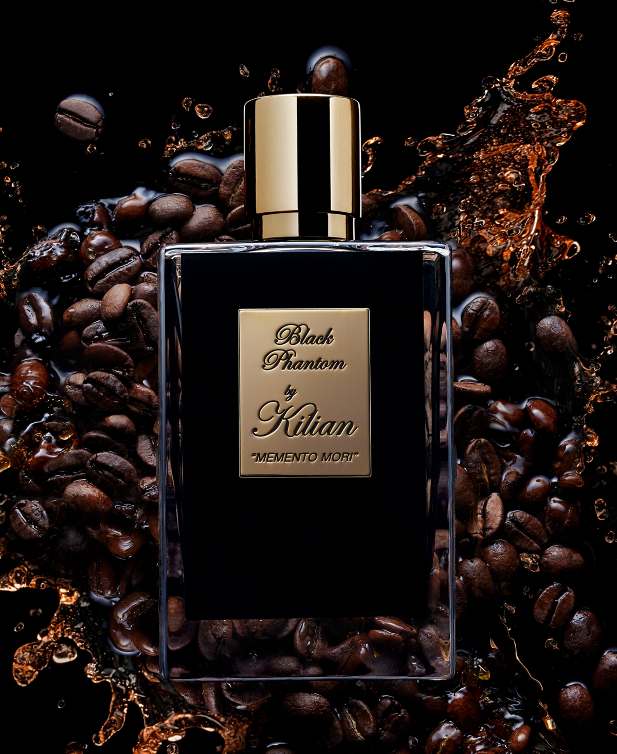 Kilian Paris Black Phantom "memento Mori" Eau De Parfum, 3.4 Oz. In Transparent