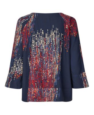 Women's MaBenika 3/4 Sleeve V-Neck Blouse