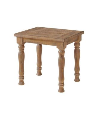 Turned Leg End Table, 22x26 in Sandwash